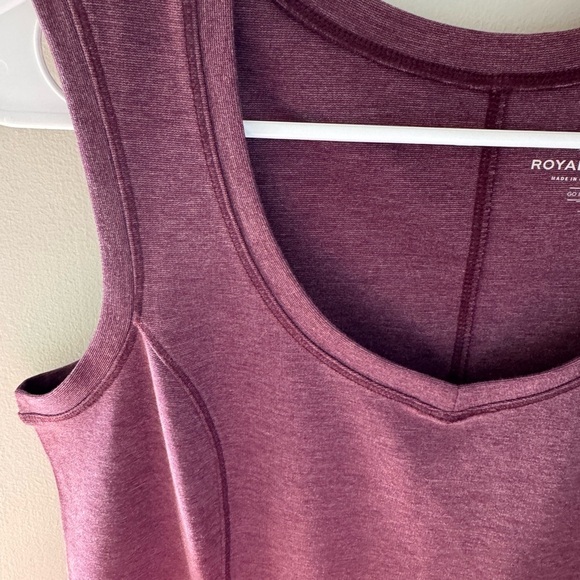 Royal Robbins Metro Melange Shift Dress Plum Knit Travel Water Repellent M - Picture 4 of 6